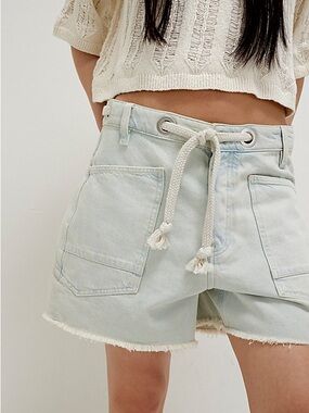 NWOT We The Free Moxie Barrel Denim Shorts